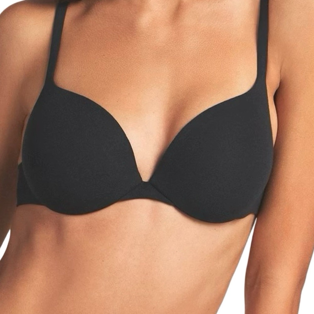 Skims Everyday Cotton Ultimate Bra - New - Onyx - 32B